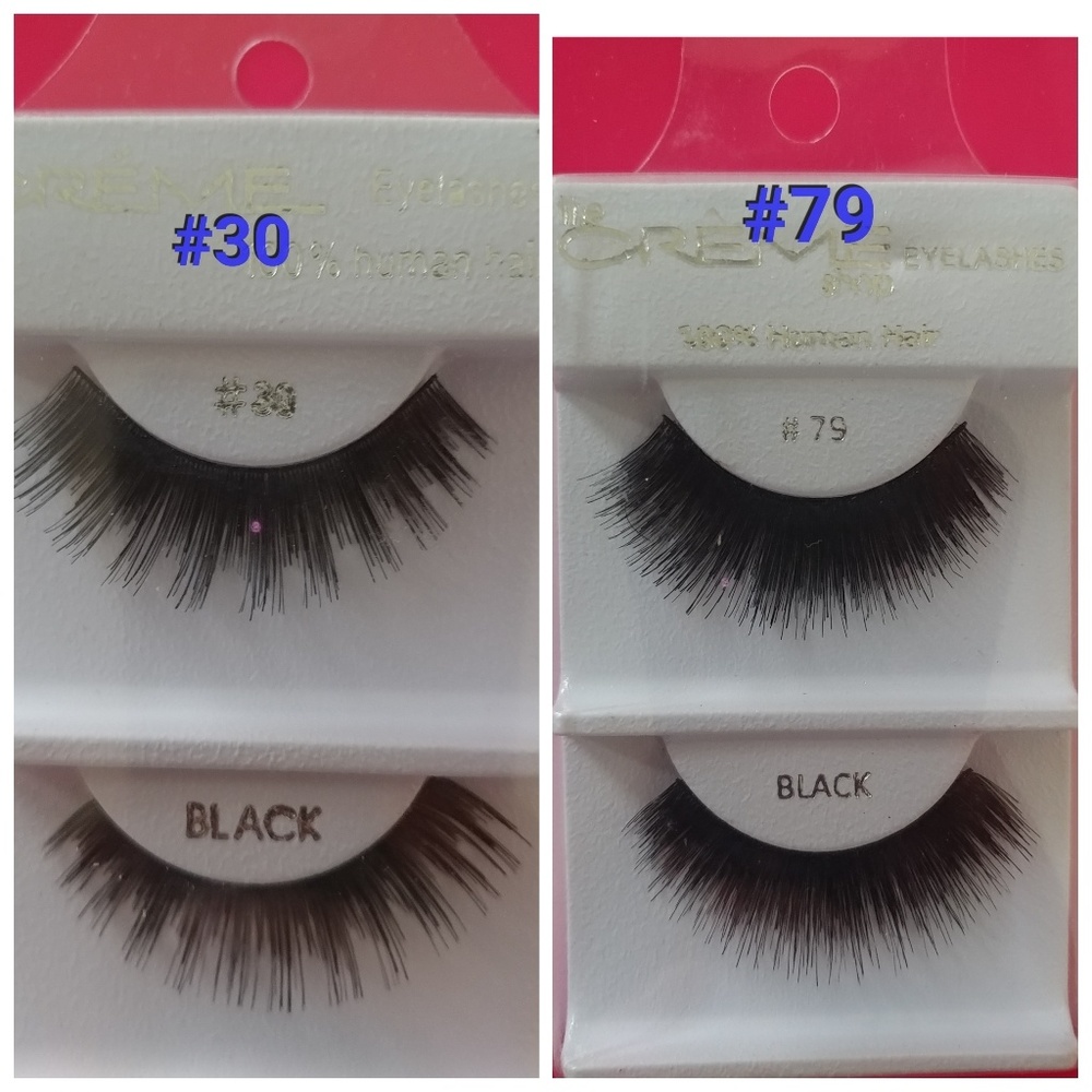 100 % human hair eyelashes